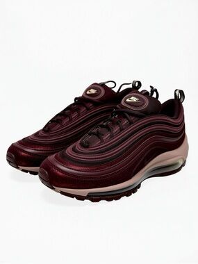 Nike Air Max 97 in Deep Burgundy with Rose Accents